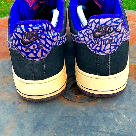 Air Force One 2012' Cracked purple/Safari reflective black, blue, cream/sail - Picture 6 of 10